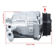 DURAFORCE A/C Compressor w/Clutch For Subaru Impreza 2007 2008-2013 2014 97485 73111FG001