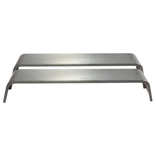 2 PCS Steel Diamond Tread Plate Tandem Axle Trailer Fenders 10 1-4x72 7-8x13