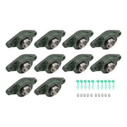DURAFORCE UCFL206-20 Pillow Block Bearing 1-1/4" Bore 2 Bolt Flange Mounted 10Pcs
