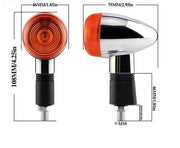 DURAFORCE 4X Motorcycle LED Turn Signal Blinker Indicator Lights For Honda Suzuki Yamaha