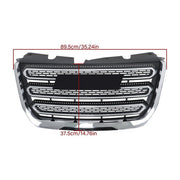 DURAFORCE New Chrome Plastic Front Upper Bumper Grille Fit For GMC Terrain SLT 2016 2017