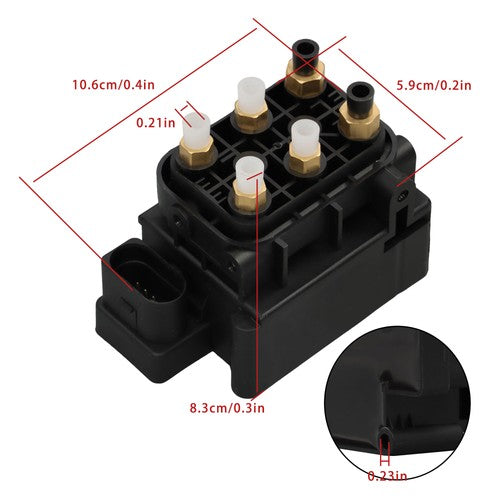 DURAFORCE For Bentley Mulsanne 2011 2012-17 2018 Air Suspension Solenoid Valve 4H0616013
