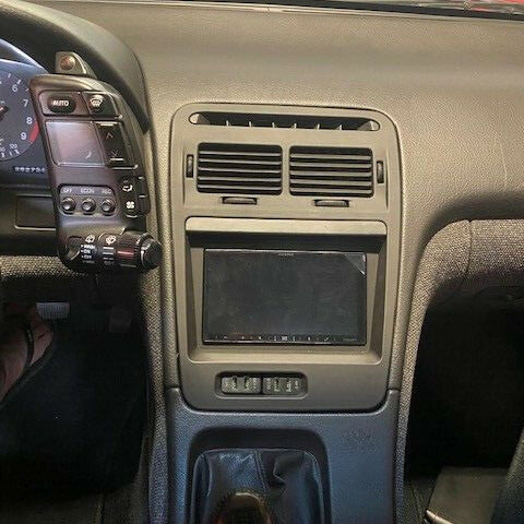Double Din Car Radio Stereo Dash Kit Bezel for 1990-1999 Nissan 300ZX LHD