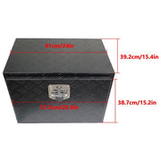 DURAFORCE 24"Aluminum Pickup Truck Underbody Bed Tool Box for Under Trailer Tool Storages