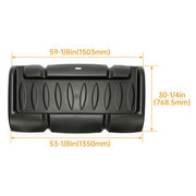 DURAFORCE 59" x 29" Hard Top Roof For Kawasaki KRF750 Teryx Yamaha Rhino YXR450F 2004-2012