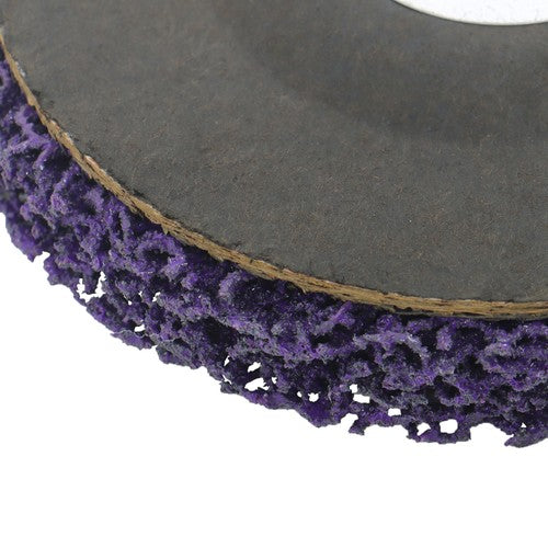 DURAFORCE 10 Pack: 4-1/2" x 7/8" Diamond Discs Stripping Wheel (5 pcs purple & 5 pcs blue)
