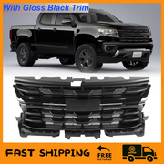 DURAFORCE Front Upper Grille With Gloss Black Trim For Chevy Colorado 2021-2022 84922758
