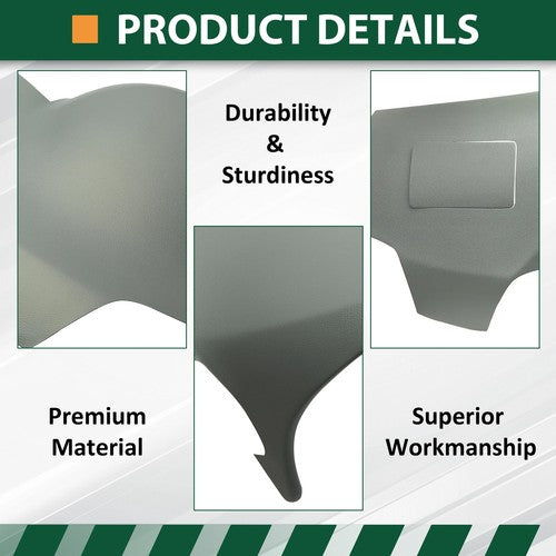 DURAFORCE Dash Board Cover Gray For 2007 2008 09 10 2011 Toyota Camry Replace 11-711LL-SGR