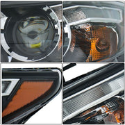 DURAFORCE Headlight LED Halogen For Mazda CX-9 CX9 2016-2023 Left Side Replacement w/o AFS