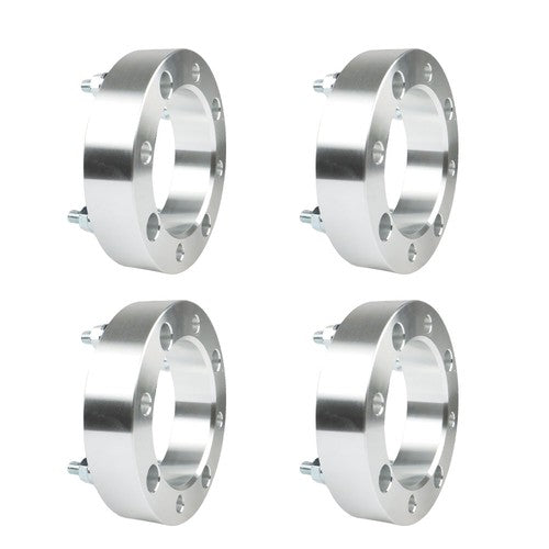 DURAFORCE For 1991-1996 Kawasaki Mule 500 Silver X4 4x137 Wheel Spacer 1.5" 110mm M10x1.25