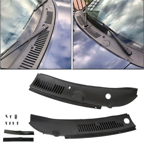 DURAFORCE Windshield Wiper Improved Cowl Panel Vent Grille Hood for 1999-2004 Ford Mustang