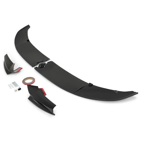 Front Bumper Lip Spoiler Splitter for 2011-2016 BMW F10 5 Series M Sport Gloss Black