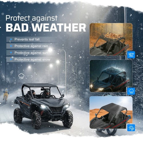 Soft Roof Top With Window for CF Moto ZForce 950 HO SPORT EX UTV 2020-2023