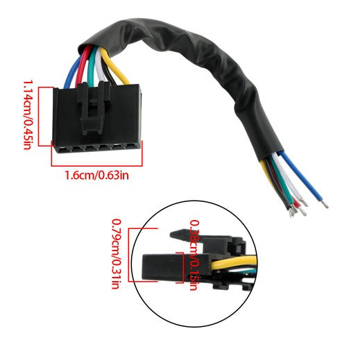 DURAFORCE For Polaris Ignition Key Switch Pigtail Harness Plug Repair Kit 4010390 Blazer