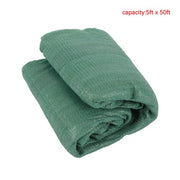 DURAFORCE Dark Green 5FT by 50FT Heavy Duty Garden Privacy Fence Barrier Net With Zip Ties