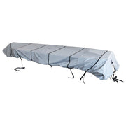 DURAFORCE 12ft×56inch Grey 210D Jon Boat Cover Water Proof Trailerable For Jon Boat