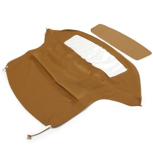 Tan Convertible Soft Top Replacement with Plastic Window for BMW Z3 1996-2002