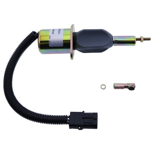 DURAFORCE 12V Fuel Shutoff Solenoid 3923680 3928160 For Cummins 6BT 5.9L & 6CT Case 7210