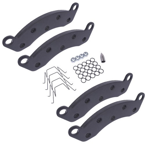 DURAFORCE BRAKE PAD KIT 10K-12K AXLE FOR K71-180-00 DEXTER CALIPER 2 WHEELS Semi-Metallic