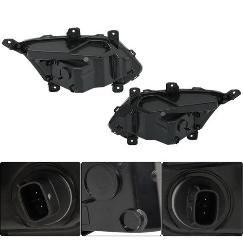 DURAFORCE For Chevy Equinox L LT LS 16-17 LH+RH Front Daytime Running Fog Lights Assembly