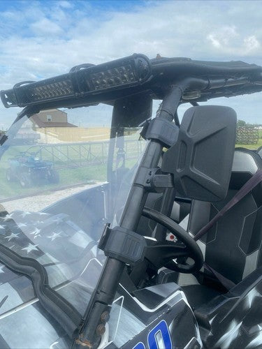 DURAFORCE For Polaris RZR 900 S 1000 XP Turbo 4 2014-2021 Full Clear Windshield UTV Front