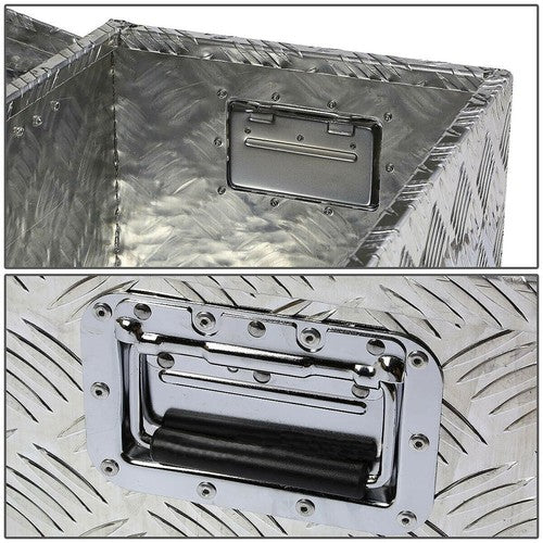 DURAFORCE 30" Aluminum Truck Pickup ATV Camper Tool Box Trailer Flatbed RV Storage w/ Lock