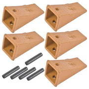 DURAFORCE X156 X156S Dirt Teeth Bucket Teeth/Tooth with P156 Roll Pins 5 PCS Alloy Steel