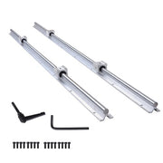 DURAFORCE 4Pcs SBR16UU Bearing Blocks with 2Pcs SBR16-1500mm Linear Guide Rails
