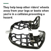 DURAFORCE Nerf Bars Pro Foot Peg Fits Honda Sportrax 400 TRX400EX 400X Bars Black Net Bar