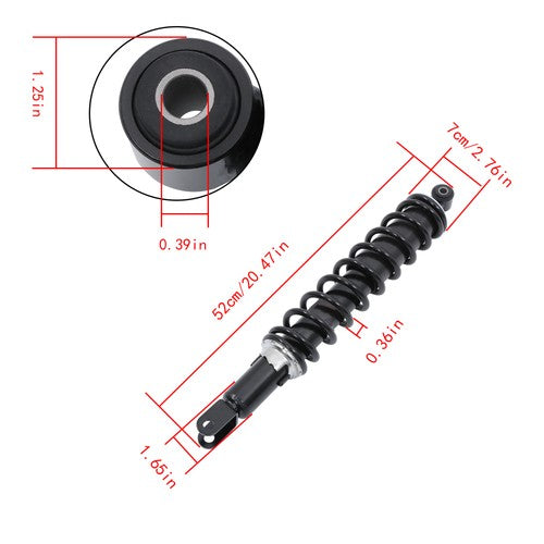 DURAFORCE 52400-HR3-A21 For Honda Rancher & Foreman TRX420 2014-2023 Rear Shocks