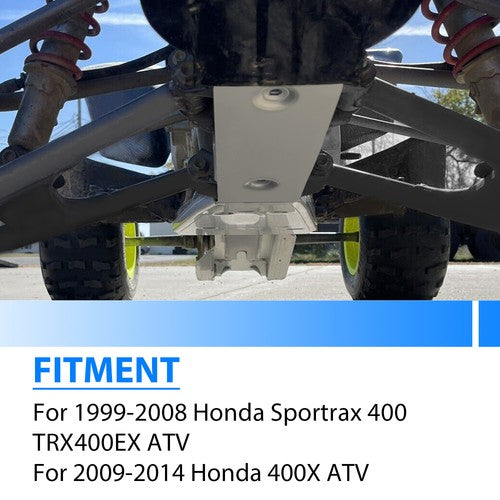 Full Chassis Glide Swing Arm Skid Plate Guard for Honda TRX400EX 400X 99 14