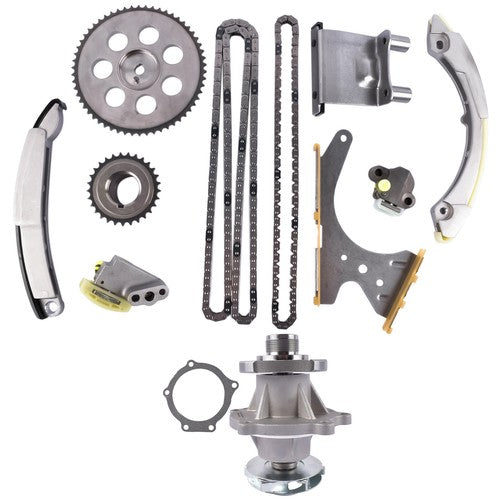 DURAFORCE Timing Chain Kit + Water Pump Fits 07-11 Chevrolet GMC Hummer Isuzu 2.9L 3.7L