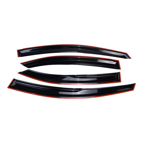 DURAFORCE FOR 2022-2025 SUBARU WRX VB M STYLE 3D WAVY WINDOW VISOR RAIN GUARD DEFLECTOR