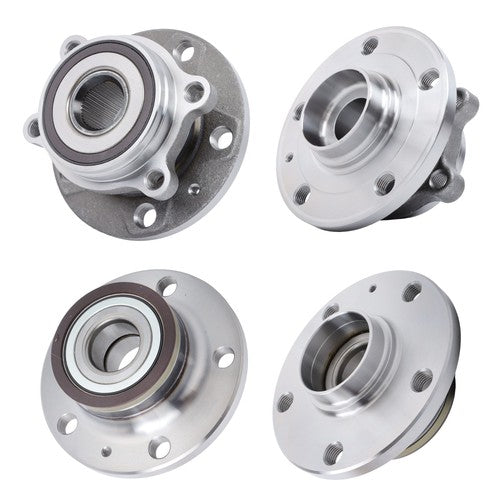 DURAFORCE 4pcs Front Rear Wheel Bearing Hub FWD For Volkswagen Passat Jetta Tiguan Audi TT