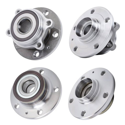 DURAFORCE 4pcs Front Rear Wheel Bearing Hub FWD For Volkswagen Passat Jetta Tiguan Audi TT