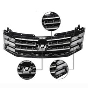 DURAFORCE Front Upper Chrome Bumper Mesh Grille for 2010-2012 for Honda Crosstour EX