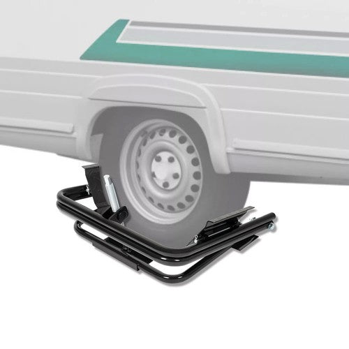 Black Tire Leveler for Light RV Trailers Tire Booster Locking Chock 28050