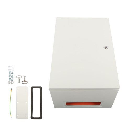 DURAFORCE Electrical Enclosure Box 24x16x12'' Carbon Steel IP65 Steel Electrical Box