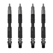 DURAFORCE 4Pcs Common Rail Diesel Fuel Injectors Black Fits JCB T4 Excavator 444 Engine