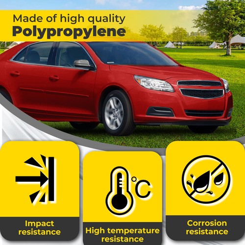 Fog Light Cover Bezel Left Right Side Black for Chevrolet Malibu 2013 2016