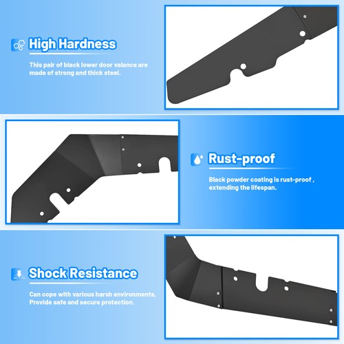 Lower Doors Valance Inserts Fender Trim for RZR Pro XP 20 25 2x Pro R Turbo R