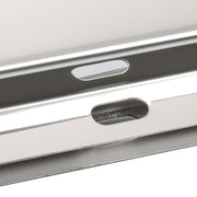 DURAFORCE 30" Stainless Steel Mud Flap Hanger w/ Light Cutouts Spring Loaded 2 1/2 Pattern