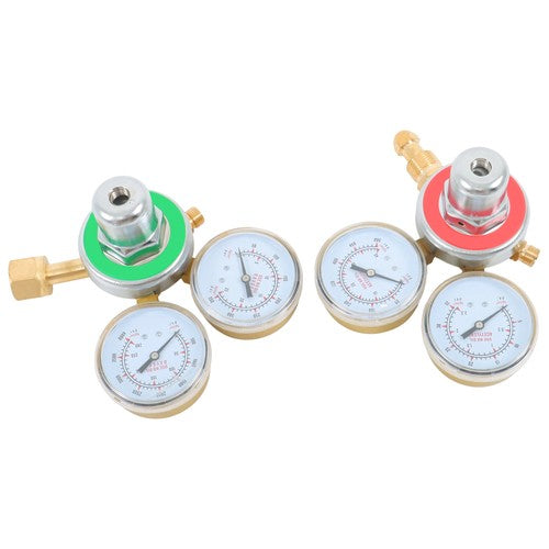 DURAFORCE Brass Oxygen Regulator CGA540 + Acetylene Regulator CGA-200 Fit For Victor