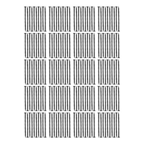 DURAFORCE 200 Pcs 8 Inch Spiral Pointed Garden Stakes For Landscape Edging Weed Barrier