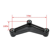 DURAFORCE Tandem Trailer Axle Suspension Kit 4 Leaf Springs U-bolt & Hanger Kit 3500lbs