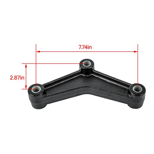 DURAFORCE Tandem Trailer Axle Suspension Kit 4 Leaf Springs U-bolt & Hanger Kit 3500lbs