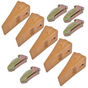 DURAFORCE X290 Sharp Bucket Teeth/Tooth with K290S Flexpins Fit for Mini Excavator 5Pcs