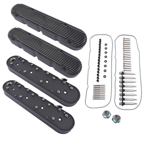 DURAFORCE Aluminum Engine Valve Covers for All LS Engines Using LS1 LS2 LS3 LS6 LS7 Coils