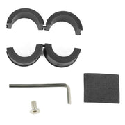 DURAFORCE Black Aluminum Motorcycle Bike Bicycle Holder Mount Handlebar For Cell Phone GPS