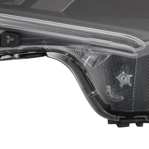 DURAFORCE Black Halogen LH/Driver w/LED Headlight Projector For Hyundai Elantra 2021-2022